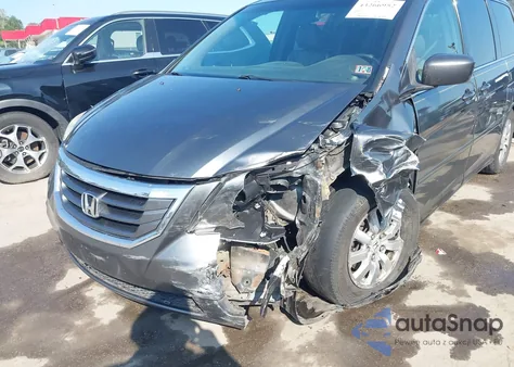 2010 Honda Odyssey Ex-L z USA, uszkodzony, nr VIN 5FNRL3H62AB011318